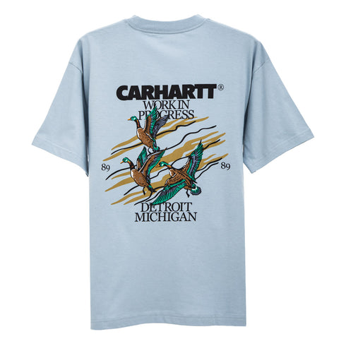 Carhartt WIP S/S Ducks T-Shirt Misty Sky I033662 Degli Uberti